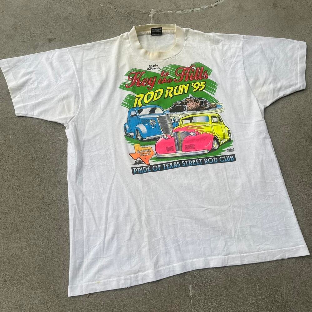 VINTAGE 90s Hot Rod Cars Graphic Shirt